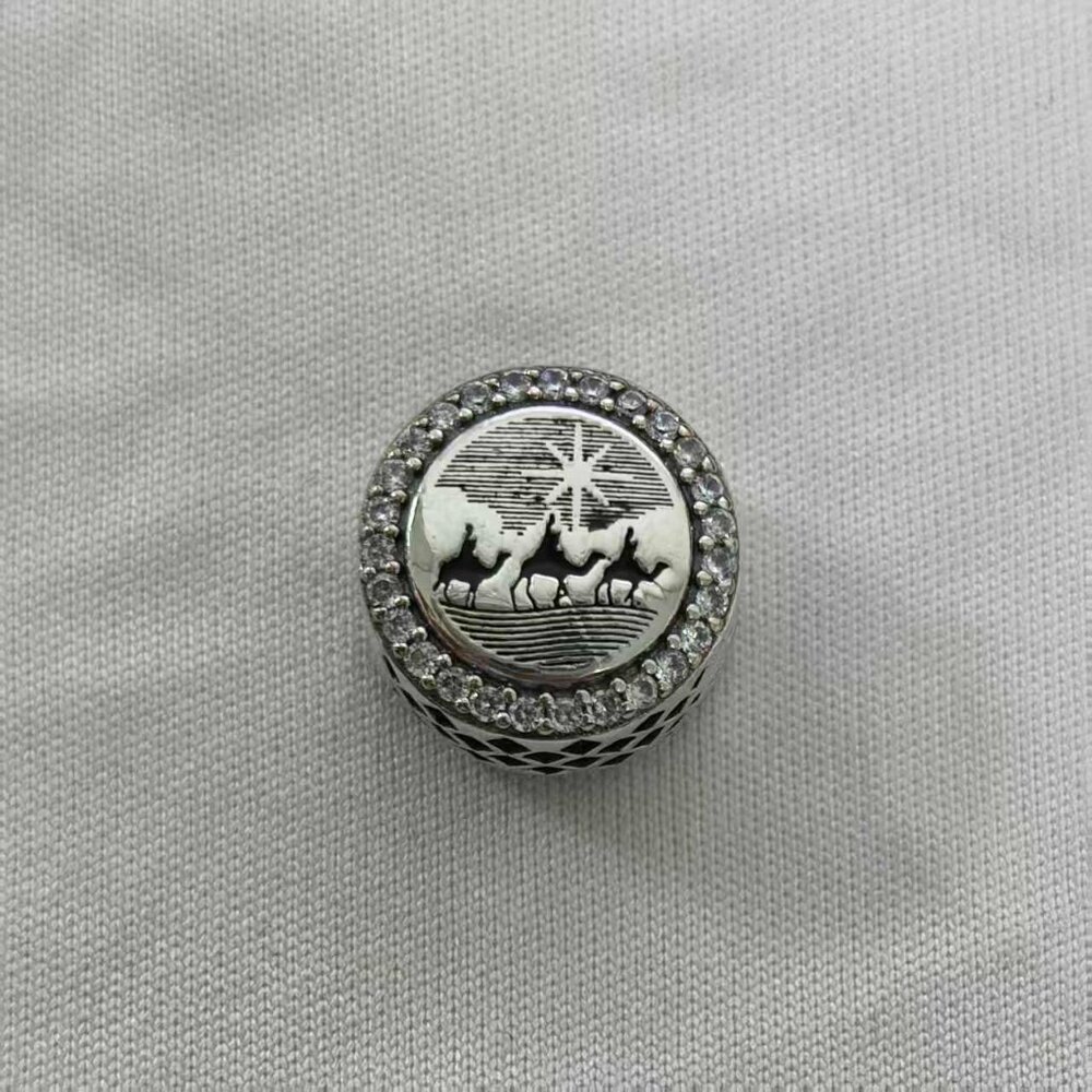 Pandora Three Kings Exclusive Charm Pendant, S925 Silver Jewelry